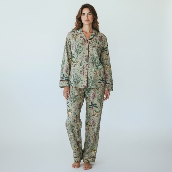 Printfresh Other - Printfresh 100% Organic Cotton Camel’s Courtyard Pajama Set